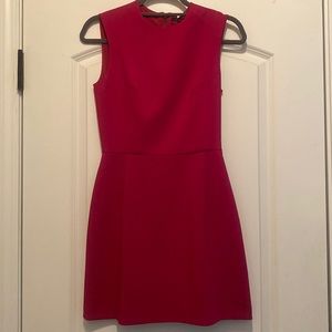 French Connection Whisper Dress - Raspberry